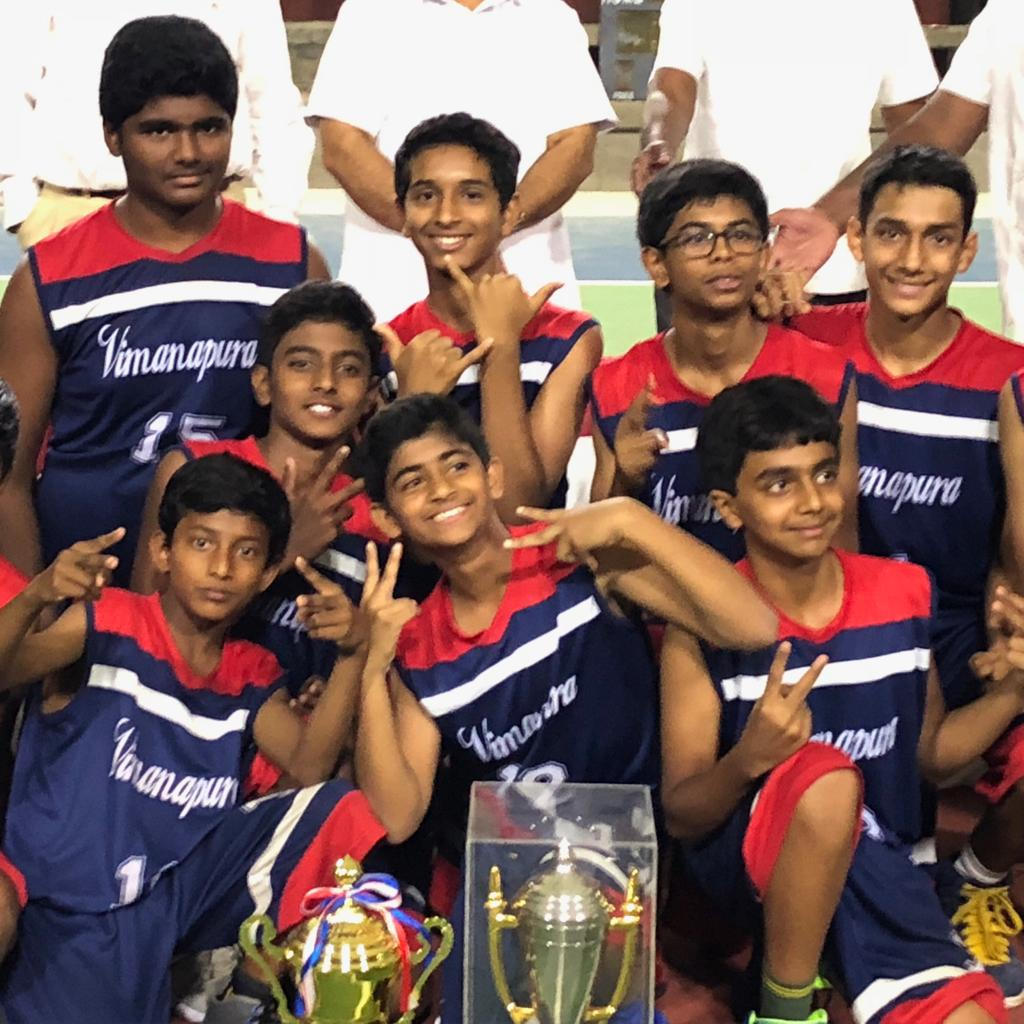 The team – we won!